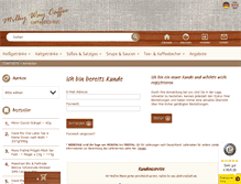 Tablet Screenshot of caffeebohne.de